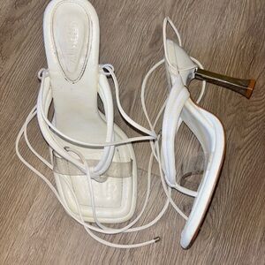 SCHUTZ White Women's Sandals 9.5